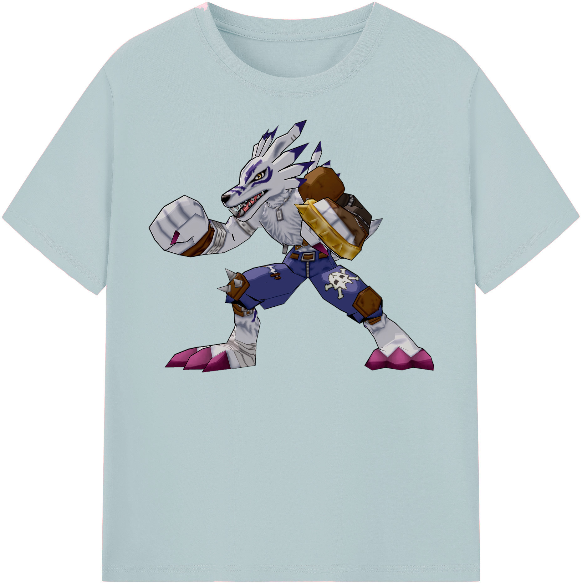 （画像用） Digimon デジタルモンスター/デジモン 綿100％半袖Tシャツ（フロントプリント）